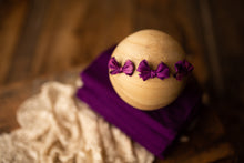 limited-edition "Lollipop" triple-bow headband OR solid wrap OR floral wrap ($23/15/15)