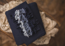 limited-edition "navy ombre" bow band OR "navy" DreamSoft wrap OR backdrop