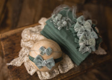 limited-edition "seaglass" petite or grande bow band/tieback OR wrap ($23/22/15)