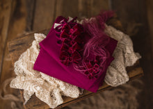 limited-edition "sangria" velvet bows OR wrap OR backdrop ($22/23/15/38)